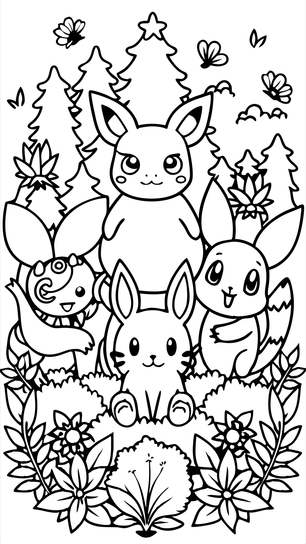 páginas para colorear de Pokémon para adultos